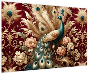 Tablou – Păun elegant (90x60 cm)