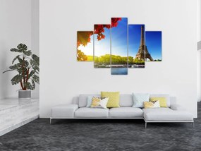 Tablou - toamna la Paris (150x105 cm)