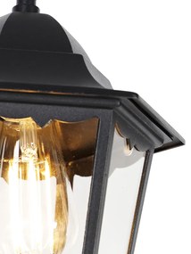 Lampă suspendată clasică de exterior neagră IP44 - Havana Up