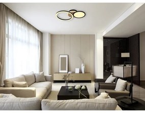 Plafoniera LED design indistrial SID negru