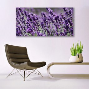 Tablou pe panza canvas Flori Floral violet