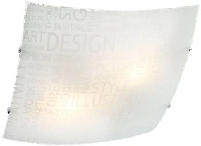 Redo 05-818 - Plafonieră NOTES 2xE27/42W/230V 39x39 cm alb