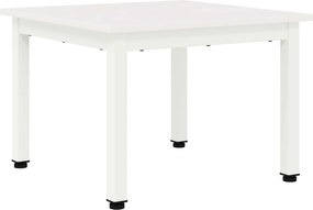 vidaXL Masă de cafea Alb 50 x 50 x 36 cm Lemn de pin masiv