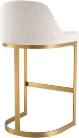 Scaun de bar design LUX, Bar Stool Condos alb