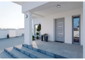 Plafonieră LED de exterior cu senzor Kanlux 38790 BENO 12/18W/230V 3000/3500/4000K IP65 antracit