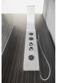 Aqualine - Panou de duș YUKI alb mat