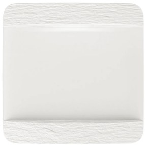 Farfurie pătrată întinsă, colecția Manufacture Rock blanc - Villeroy & Boch