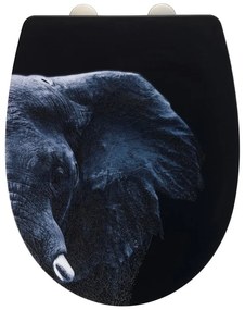 Capac WC Wenko Elephant, negru