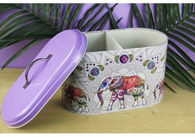 cutie metalica pentru detergent elefant 24x32cm