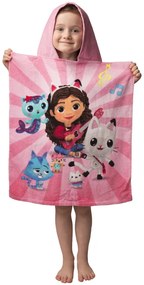 Gabby&#039;s Dollhouse Guitar poncho prosop de plajă 50x115 cm