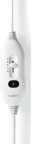 Pătură electrică pentru două persoane 120W/230V 160x140cm gri Nedis PEBL110CWT2