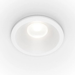 Spot LED incastrabil dimabil design tehnic IP65 zoom alb 6cm