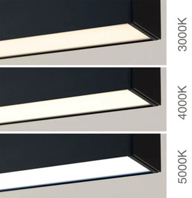 Orion - Lampă LED 2-în-1 pentru tavan și suspendată PALKKI LED, 38W, 230V, 3000/4000/5000K, negru