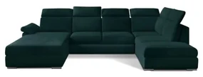 Colțar Evanell 336cm verde