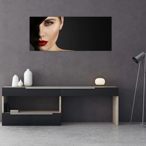 Tablou - Portretul femeii cu pălărie (120x50 cm)