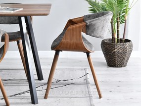 Scaun Bjorn K (gri + nuc). 1110939