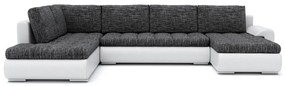 Expedo Canapea extensibilă în formă de TONIO II, 300x75x200, jasmine 96/soft 17, dreapta