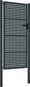 vidaXL Poartă de grădină antracit 100x175 cm oțel
