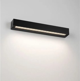 Aplica exterior neagra liniara 50cm IP65 LED CCT PRISMATIC