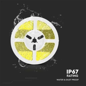 Banda solară LED reglabilă 1,2W 3,7V 3000K IP67, 5m