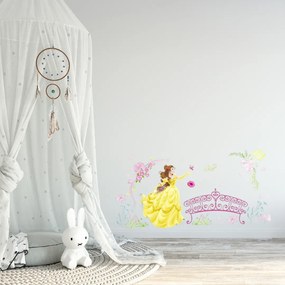 PIPPER | Autocolant de perete "Prințesa Belle" 43x86 cm