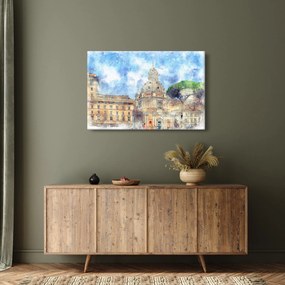 Tablou - Biserica Santa Maria di Loreto, Roma, Italia (90x60 cm)