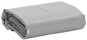 vidaXL Prelată, gri, 1,5x10 m, 650 g/m²