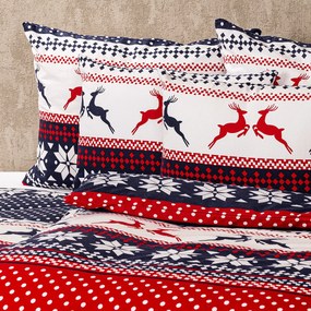 Lenjerie de pat din bumbac 4Home Blue nordic, 220 x 200 cm, 2 buc. 70 x 90 cm