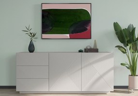 Comodă cu sertare pe soclu Asha 167 cm - cashmere