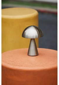 Veioză gri închis LED cu intensitate reglabilă (înălțime 20 cm) Mush – Hübsch