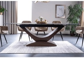 Masa extensibila Dolce Ceramic gri ITALY GREY/nuc L180-240 cm