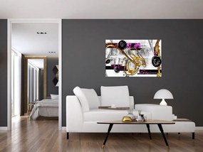 Tablou abstracției (90x60 cm)