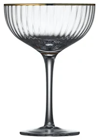 Set 4 pahare pentru cocktail Lyngby Glas Palermo, 315 ml, auriu