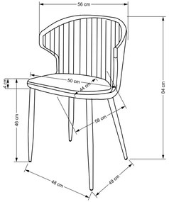 Scaun de bucaterie Leif, bej