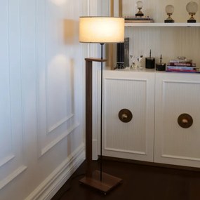 Lampă de podea AYD 1xE27/40W/230V bej/maro