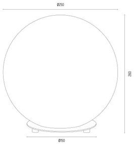 Veioza, Lampa de masa design minimalist Aruba