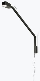 Aplica LED dimabila / Lampa de perete design ultra-modern INVITING neagra