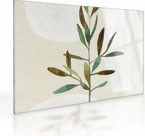 Tablou pe sticlă - Acuarelă ramură N⁰2 (70x50 cm)