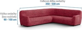 Gaico Huse bielastice VITTORIA bordo colţar (l. 350 - 530 cm)