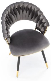 Scaun K551 velvet gri