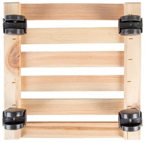 Bază mobilă pentru ghiveci din lemn (înălțime 8 cm) Indoor &amp; Outdoor – Esschert Design