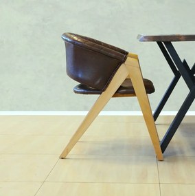 Scaun living tapitat,fag,Seria Special AST-650,Homs,60012,albastru