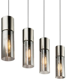 Lustra moderna cu 4 pendule ANNIKA nickel 21000-4HN GL