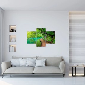 Tablou - Lacurile Plitvice (90x60 cm)