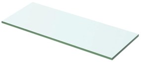 vidaXL Raft din sticlă transparentă, 50 x 15 cm