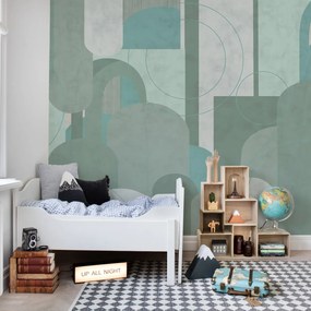 Fototapet, Lovely Arches, Green, Rebel Walls