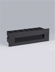 Spot LED incastrabil exterior, ambiental, IP65, POLKA negru