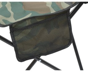Cattara Camping scaun pliabil Lipari armata , 45 x45 x 70 cm