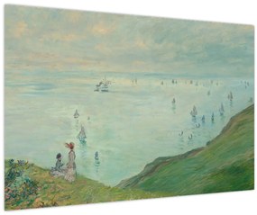 Tablou - Henri Fantin-Latour, Cliffs at Pourville, reproducere (90x60 cm)