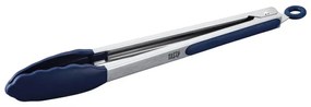 Cleste pentru servire Tasty 678387, 34,5 cm, Maner din silicon, Otel inoxidabil, Albastru